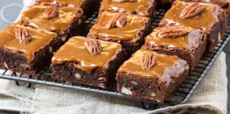 Brownies mit Karamell