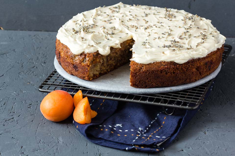 Aprikosen Lavendel Kuchen