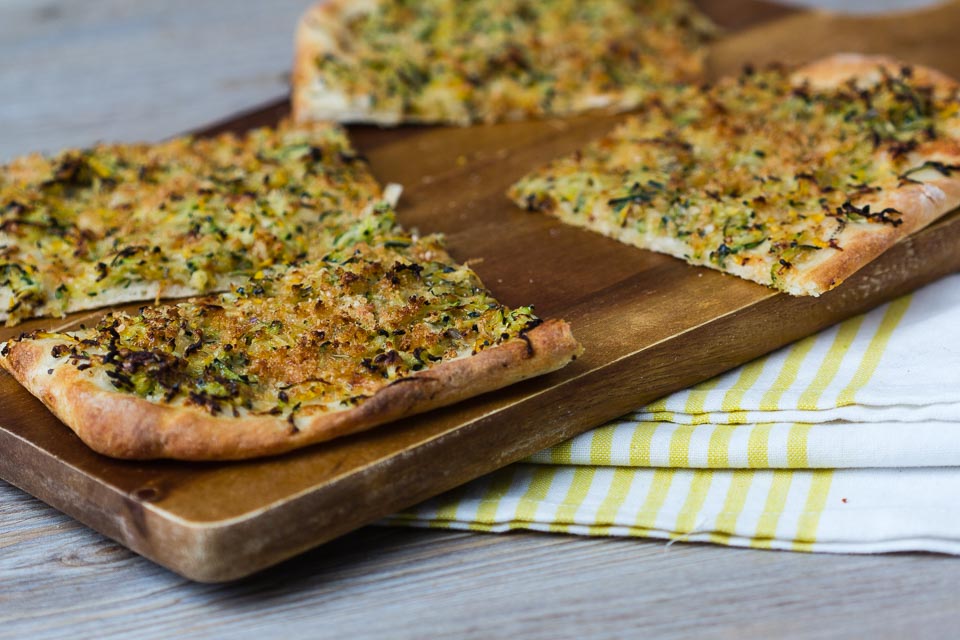 Zucchini Pizza via lunchforone