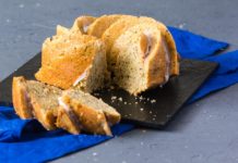Zucchini Zitronen Kuchen via lunchforone