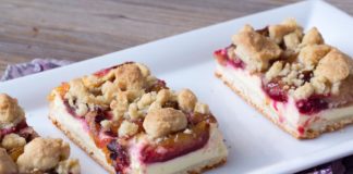 Zwetschgen Quark Blechkuchen via lunchforone