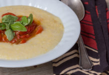 Polenta mit gerösteten Ofentomaten via lunchforone