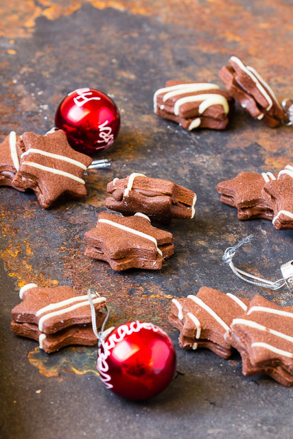 gefüllte Nougat Sterne via lunchforone