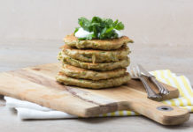 Zucchini Pfannkuchen via lunchforone